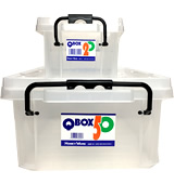 クワガタ・カブト飼育に　多目的バックルボックス「Q BOX-50」ご注文ページへ