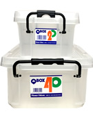 クワガタ・カブト飼育に　多目的バックルボックス「Q BOX-40」ご注文ページへ