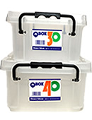 クワガタ・カブト飼育に　多目的バックルボックス「Q BOX-30」ご注文ページへ